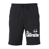 The Contractor The Godfather Parody Design Love Fleece Short | Artistshot