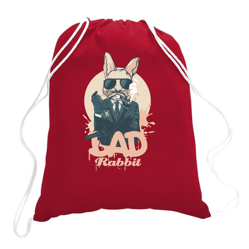 Bad Rabbit Cool Gangsta 70s Drawstring Bags | Artistshot