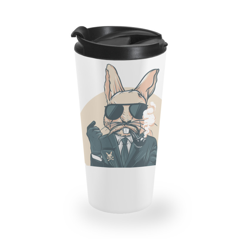 Bad Rabbit Cool Gangsta 70s Travel Mug | Artistshot