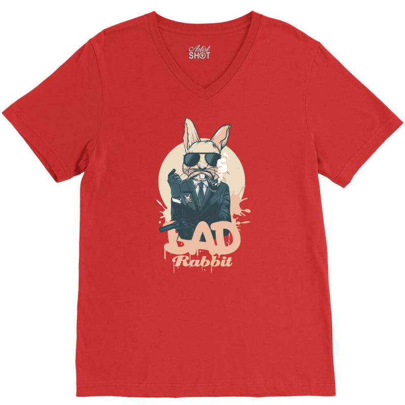 Bad Rabbit Cool Gangsta 70s V-neck Tee | Artistshot