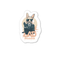 Bad Rabbit Cool Gangsta 70s Sticker | Artistshot