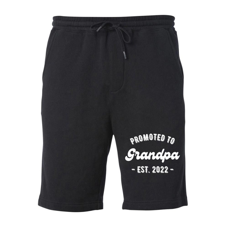 Promoted To Grandpa Est 2022 Travel Fleece Short | Artistshot