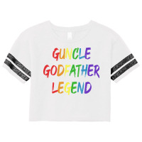 Guncle Godfather Legend Uncle Gay Hippie Scorecard Crop Tee | Artistshot