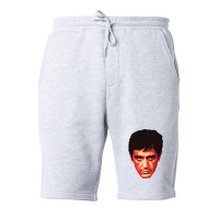 Scarface Montana Pacino Pop Art Portrait 2 Travel Fleece Short | Artistshot