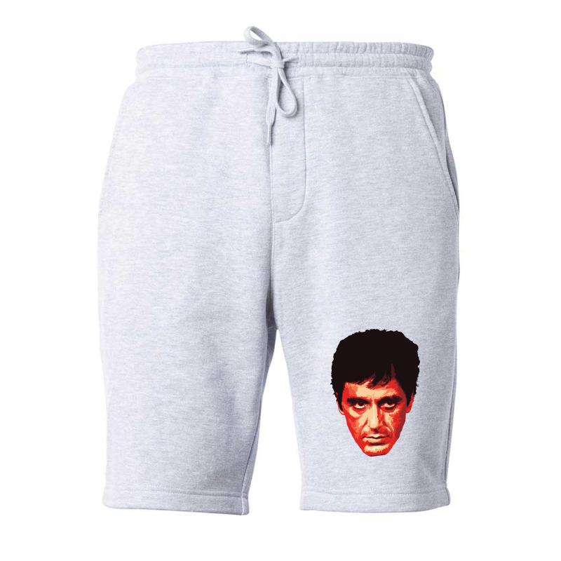 Scarface Montana Pacino Pop Art Portrait 2 Travel Fleece Short | Artistshot