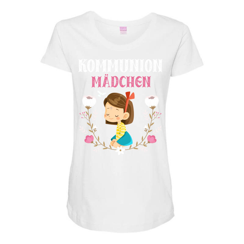 Communion Gift Maternity Scoop Neck T-shirt by ticeselcinj | Artistshot