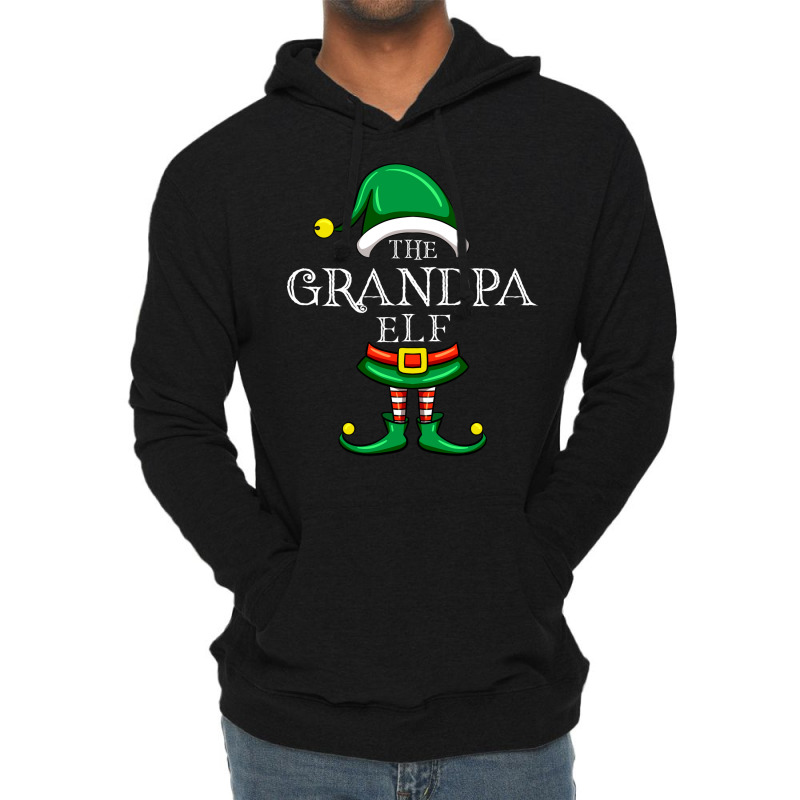 The Grandpa Elf Matching Family Christmas Pajama R Lightweight Hoodie | Artistshot