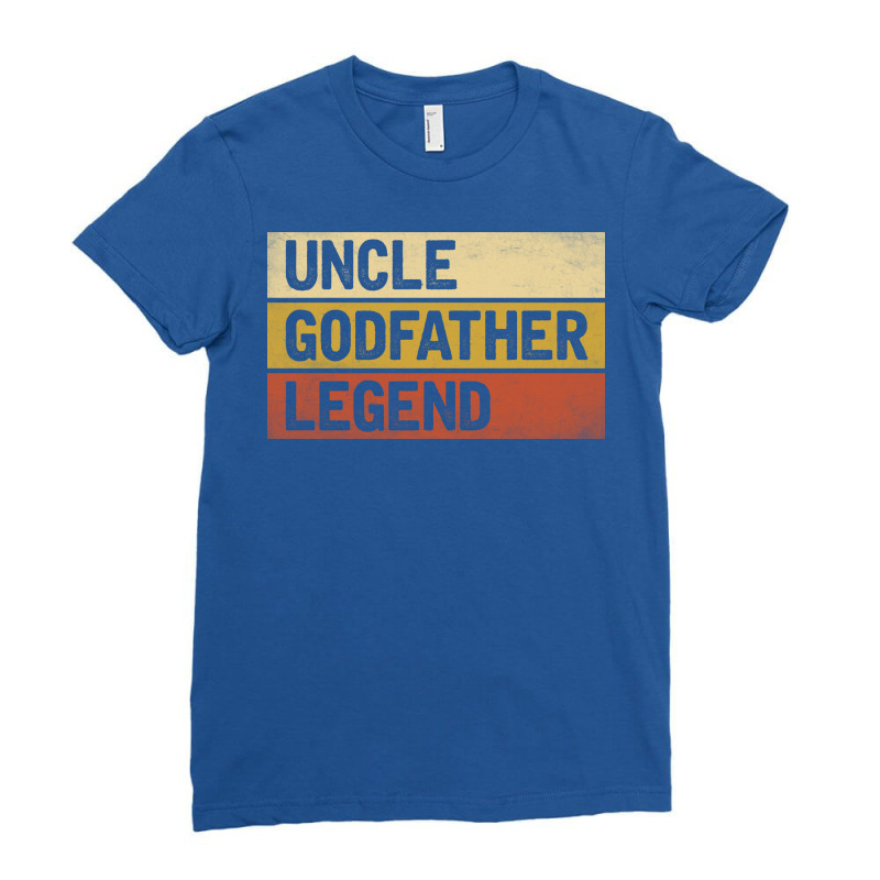 Uncle Godfather Legend For A Favorite Uncle Family Ladies Fitted T-Shirt by ivynajamerav | Artistshot