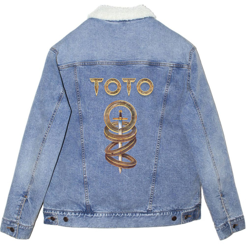 Toto Sword Of The Rings Unisex Sherpa-Lined Denim Jacket by Irena D Good | Artistshot