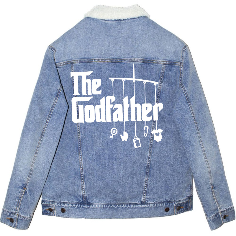 The Godfather Red Unisex Sherpa-lined Denim Jacket | Artistshot