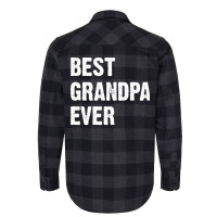 Best Grandpa Ever Nostalgia Flannel Shirt | Artistshot