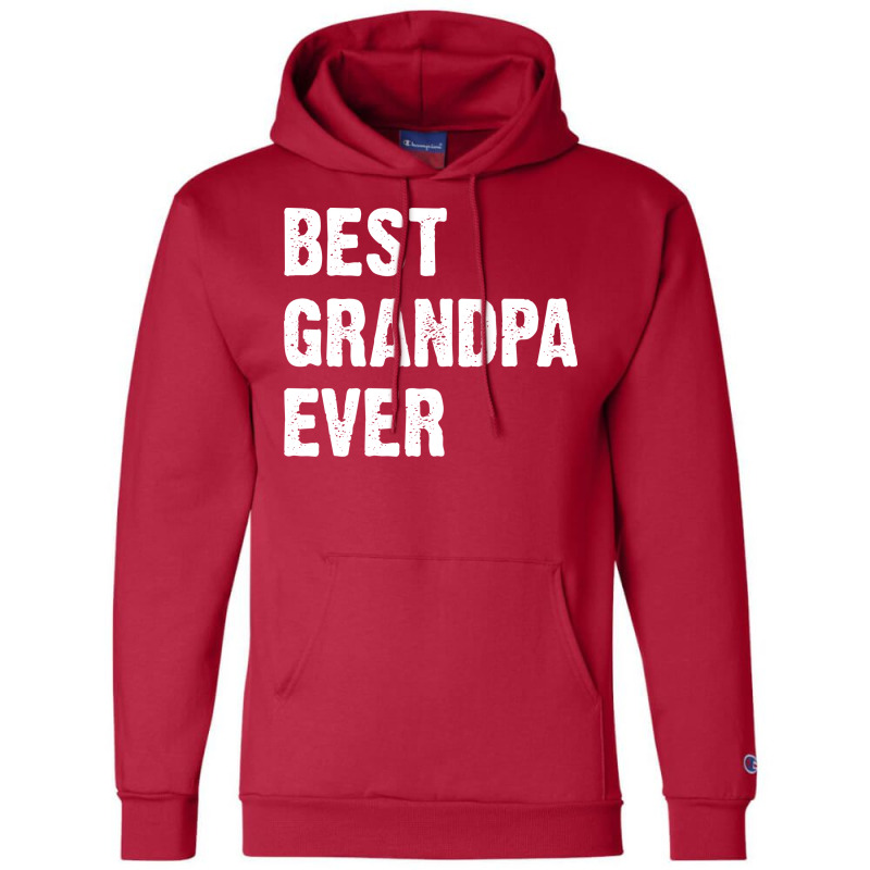 Best Grandpa Ever Nostalgia Champion Hoodie | Artistshot