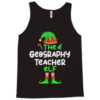 Im The Geography Teacher Elf Christmas Family Matc Tank Top | Artistshot