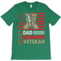 Dad Grandpa Veteran Vintage Favorite Holiday Veter T-shirt | Artistshot