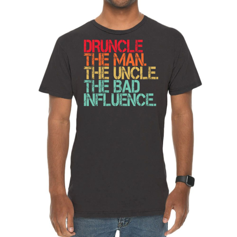 Funny Uncle Saying Druncle Humor Vintage T-Shirt by besemfofita3 | Artistshot