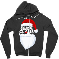 Grandpa Claus Christmas Funny Zipper Hoodie | Artistshot