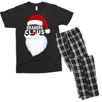 Grandpa Claus Christmas Funny Men's T-shirt Pajama Set | Artistshot