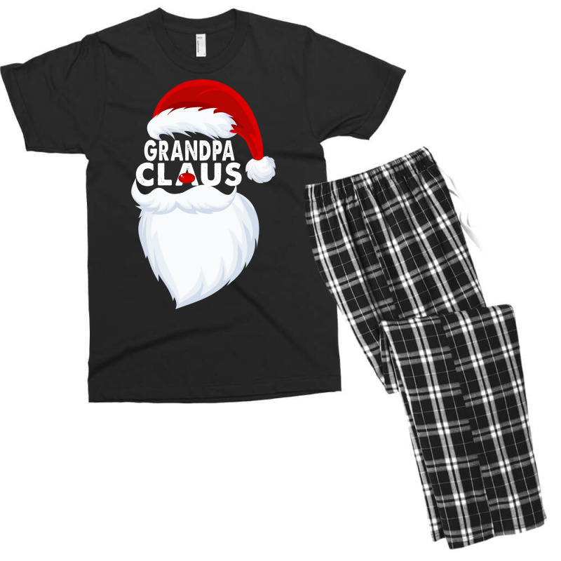 Grandpa Claus Christmas Funny Men's T-shirt Pajama Set | Artistshot