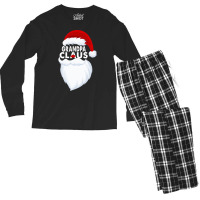 Grandpa Claus Christmas Funny Men's Long Sleeve Pajama Set | Artistshot