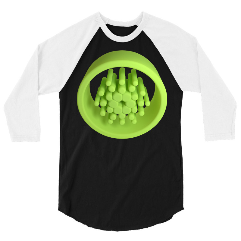 3d Cardano Rubber 3/4 Sleeve Shirt by goyardbhujg | Artistshot