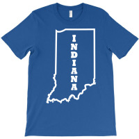 Indiana Outline Text Cool T-shirt | Artistshot