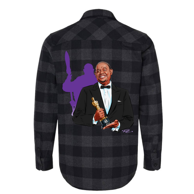 Forest Whitaker An Illustration Flannel Shirt | Artistshot