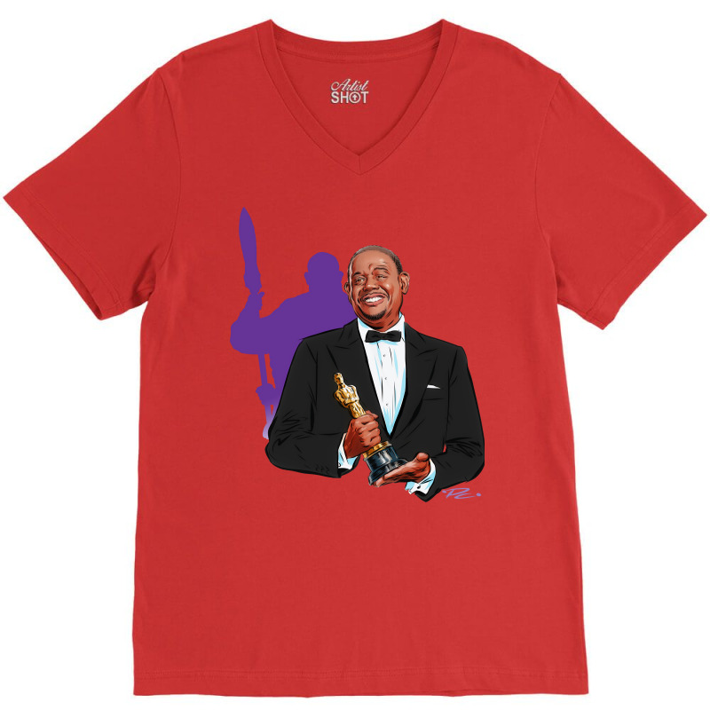 Forest Whitaker An Illustration V-neck Tee | Artistshot