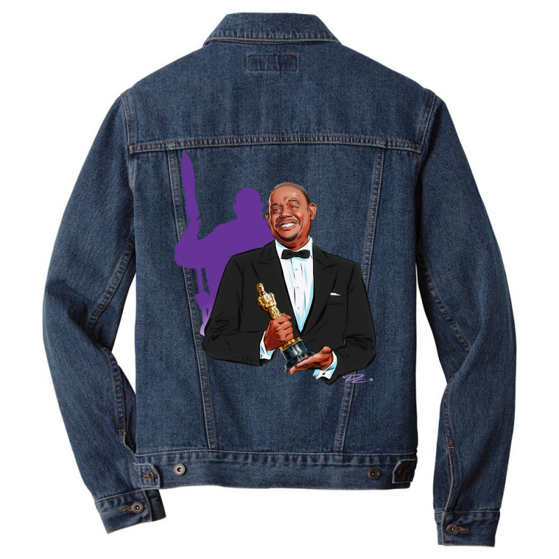 Forest Whitaker An Illustration Men Denim Jacket | Artistshot