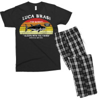 Luca Brasi 80s Men's T-shirt Pajama Set | Artistshot