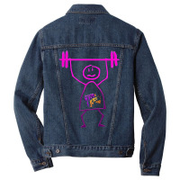 Gym And Juice Funny Men Denim Jacket | Artistshot