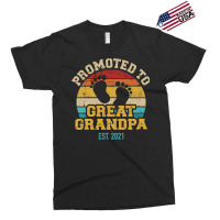 Promoted To Great Grandpa 2021 Vintage Aesthetic Exclusive T-shirt | Artistshot