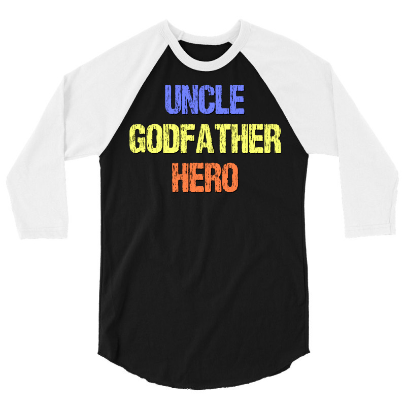 Uncle Godfather Hero Hipster 3/4 Sleeve Shirt by havdisydorp | Artistshot