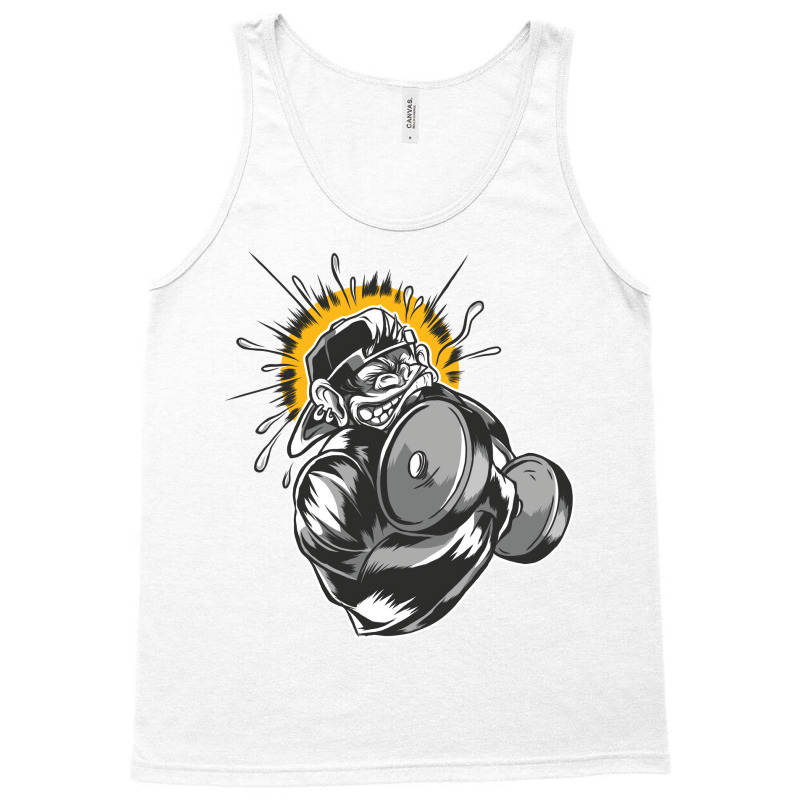 Muscular Monkey Gym Girl Tank Top by bafixtreemm | Artistshot