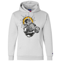 Muscular Monkey Gym Girl Champion Hoodie | Artistshot