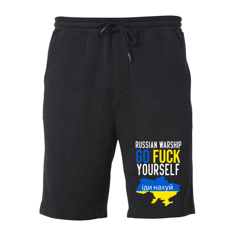 Russian Warship Go Fuck Yourself Fleece Short | Artistshot