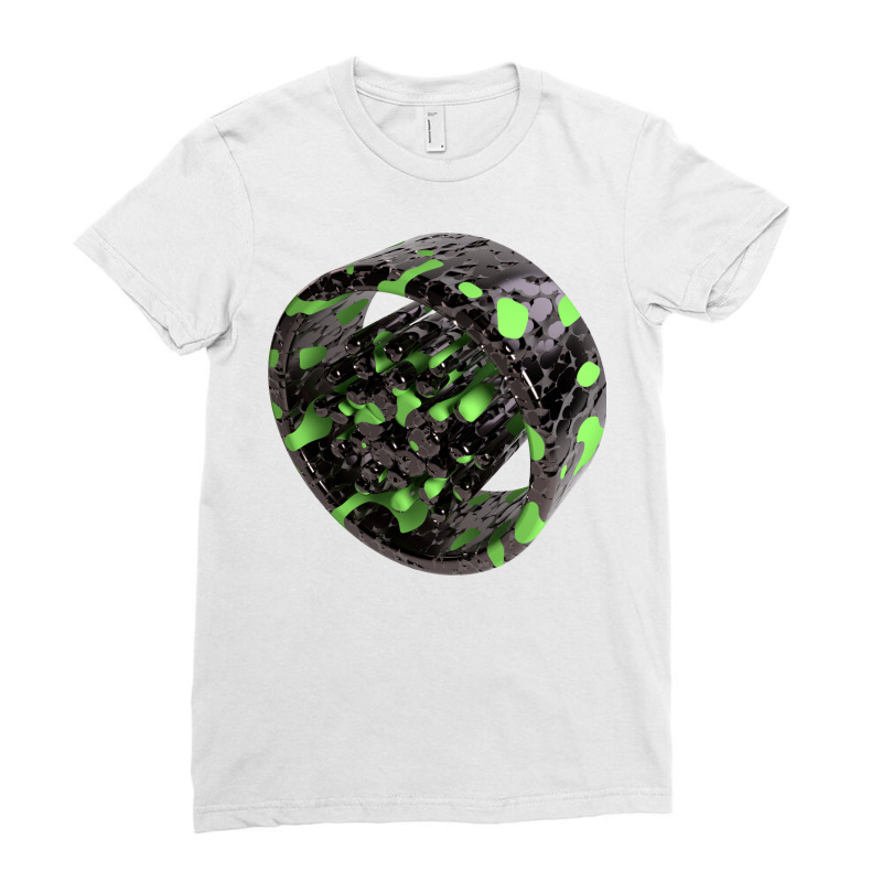 3d Cardano Pallasite2 Ladies Fitted T-Shirt by koehnesensor9 | Artistshot