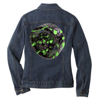 3d Cardano Pallasite2 Ladies Denim Jacket | Artistshot