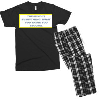 The Mind Is Everything Hippie Men's T-shirt Pajama Set | Artistshot