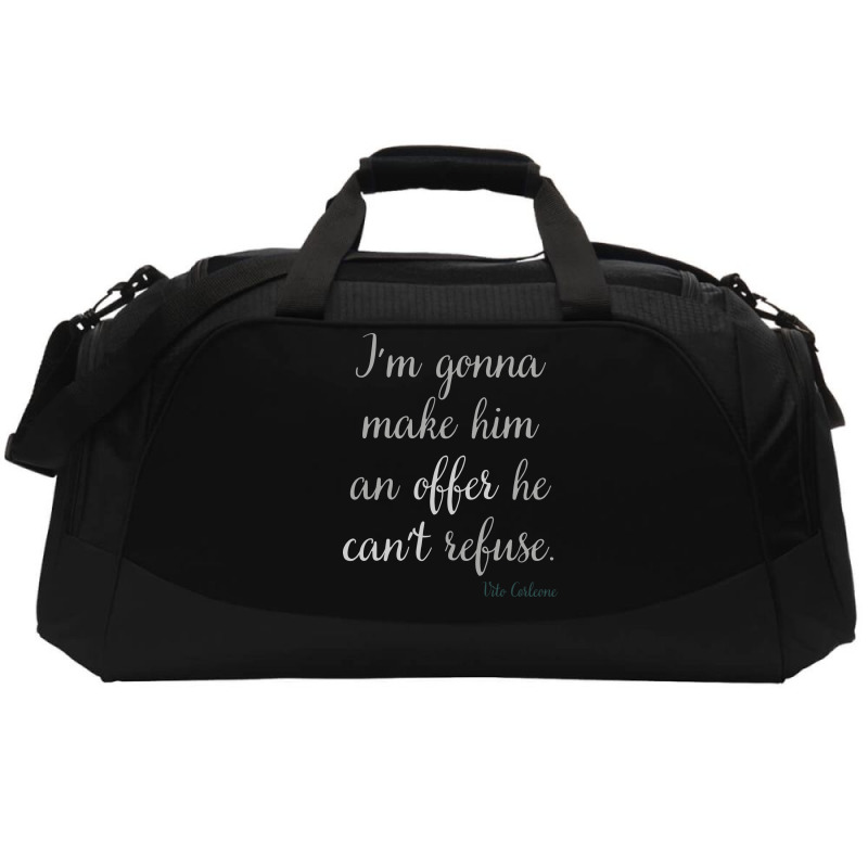 Im Gonna Make Him An Offer He Cant Refuse Trending Active Duffel | Artistshot