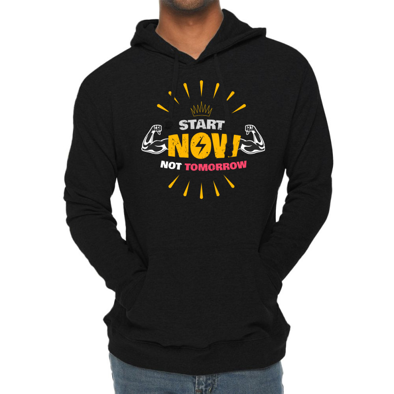 Start Now Not Tomorrow Stars Lightweight Hoodie by horathmheannj | Artistshot