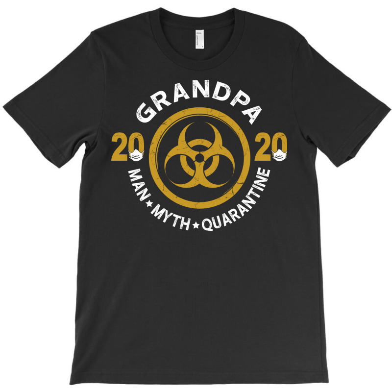 Grandpa Man Myth Quarantine 2020 Red T-shirt | Artistshot