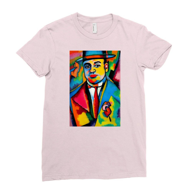 Al Capone 80s Ladies Fitted T-Shirt by faviatuggiey | Artistshot