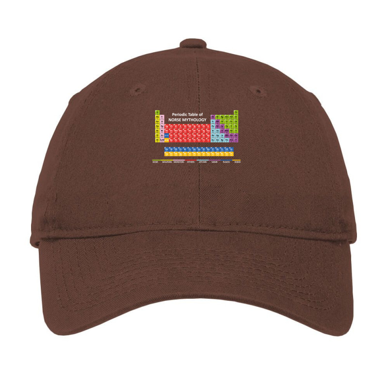 Periodic Table Of Norse Mythology Adjustable Cap by kemoraperttuq | Artistshot