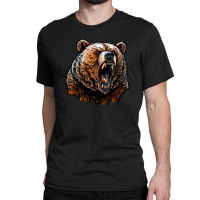 Bear Angry Classic T-shirt | Artistshot