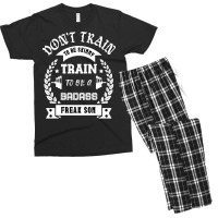 Train To Be A Badass Girl Men's T-shirt Pajama Set | Artistshot