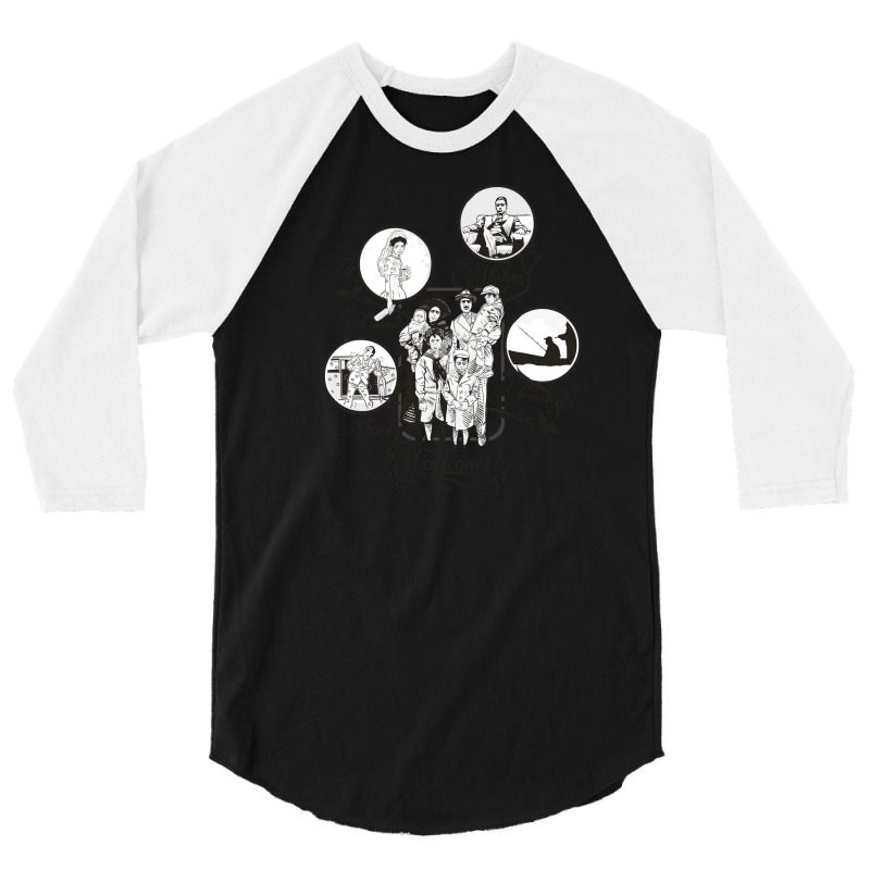 Godfather Corleone Family Tree Stars 3/4 Sleeve Shirt | Artistshot