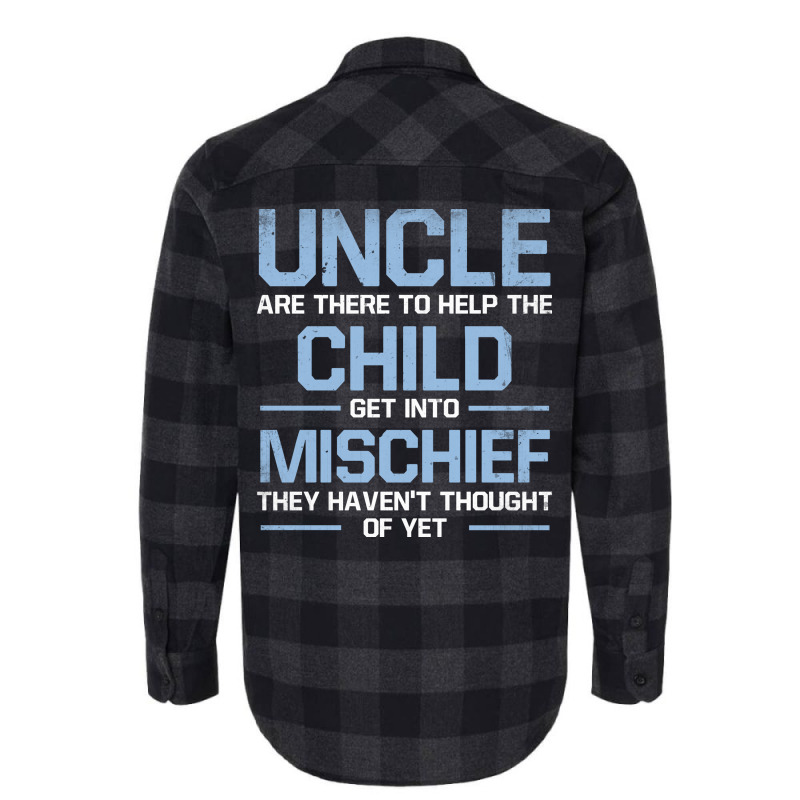 Uncle Child Mischief Godfather Uncle Nostalgia Flannel Shirt | Artistshot