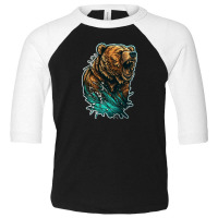 Bear Angry 3 Toddler 3/4 Sleeve Tee | Artistshot