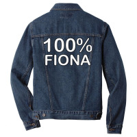 Fiona Name Mothers Day Gifts From Son And Daughter Men Denim Jacket | Artistshot