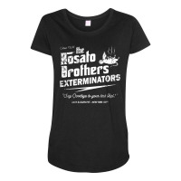 Rosato Brothers From Godfather 2 Distressed Cute Maternity Scoop Neck T-shirt | Artistshot